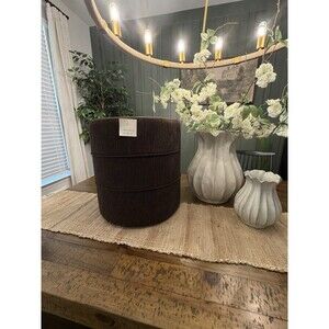 RARE Catalina Round Ottoman Brown - Threshold designed with Studio McGee NEW